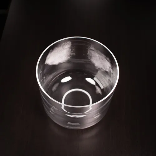 10" A Note 440Hz Perfect Pitch Clear Quartz Crystal Singing Bowl Crystal Vibes Extra Tall  #cc10ap5 33001940