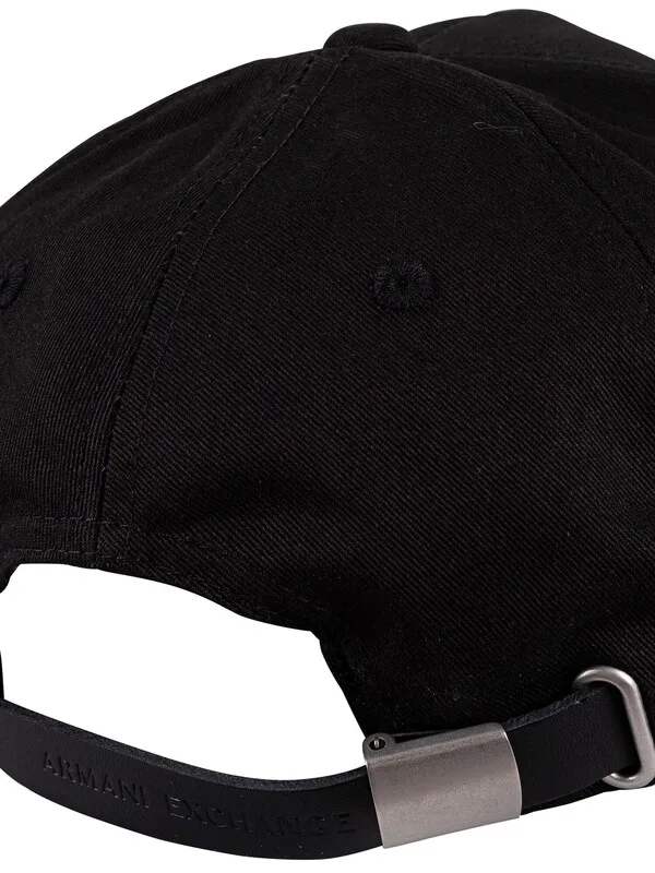 Armani Exchange Baseball Hat - Black/White