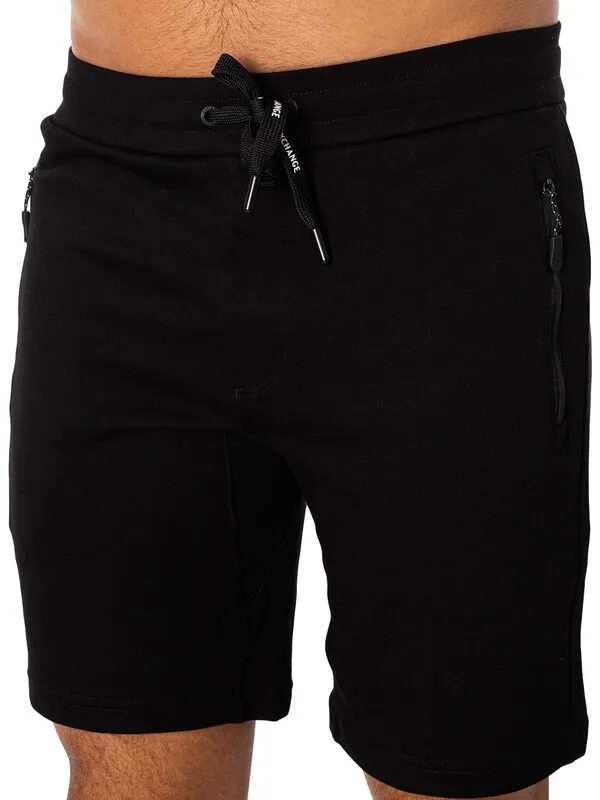 Armani Exchange Bermuda Sweat Shorts - Black