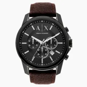 Armani Exchange Chronograph Black Dial Men 22mm