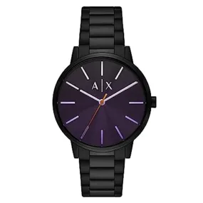 Armani Exchange Dress Black Dial Men 44mm