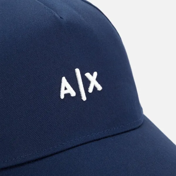 Armani Exchange Men's Small Ax Logo Cap - Navy