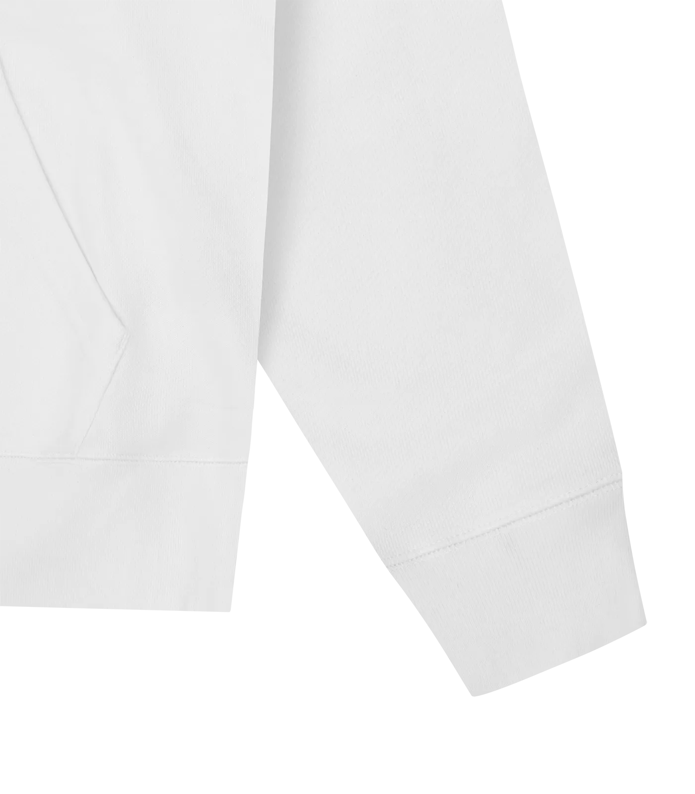 ASTRO SMALL LOGO POPOVER HOOD - WHITE