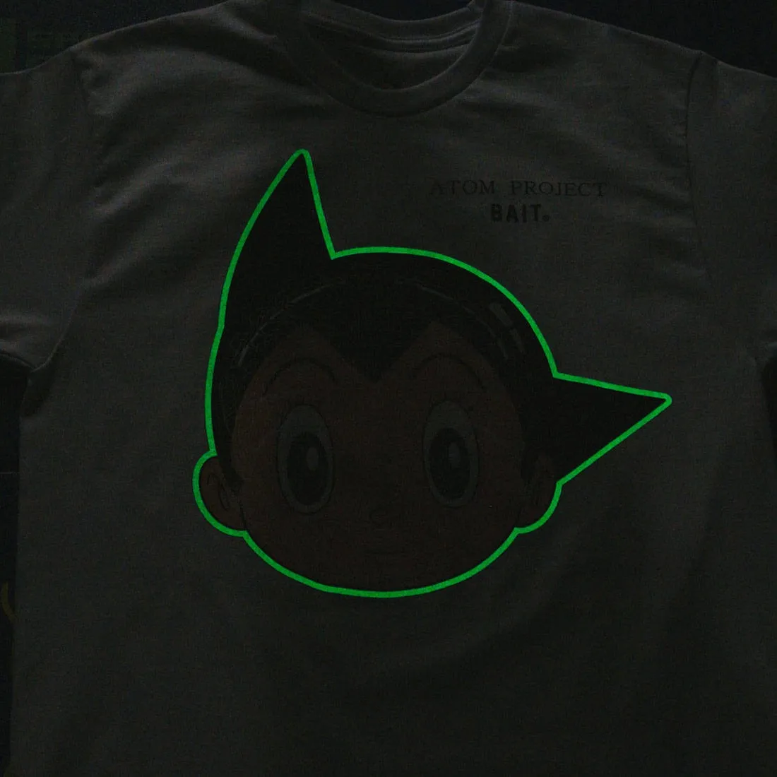 BAIT x Astro Boy Men Glow in the Dark Astro Boy Head Tee (white)