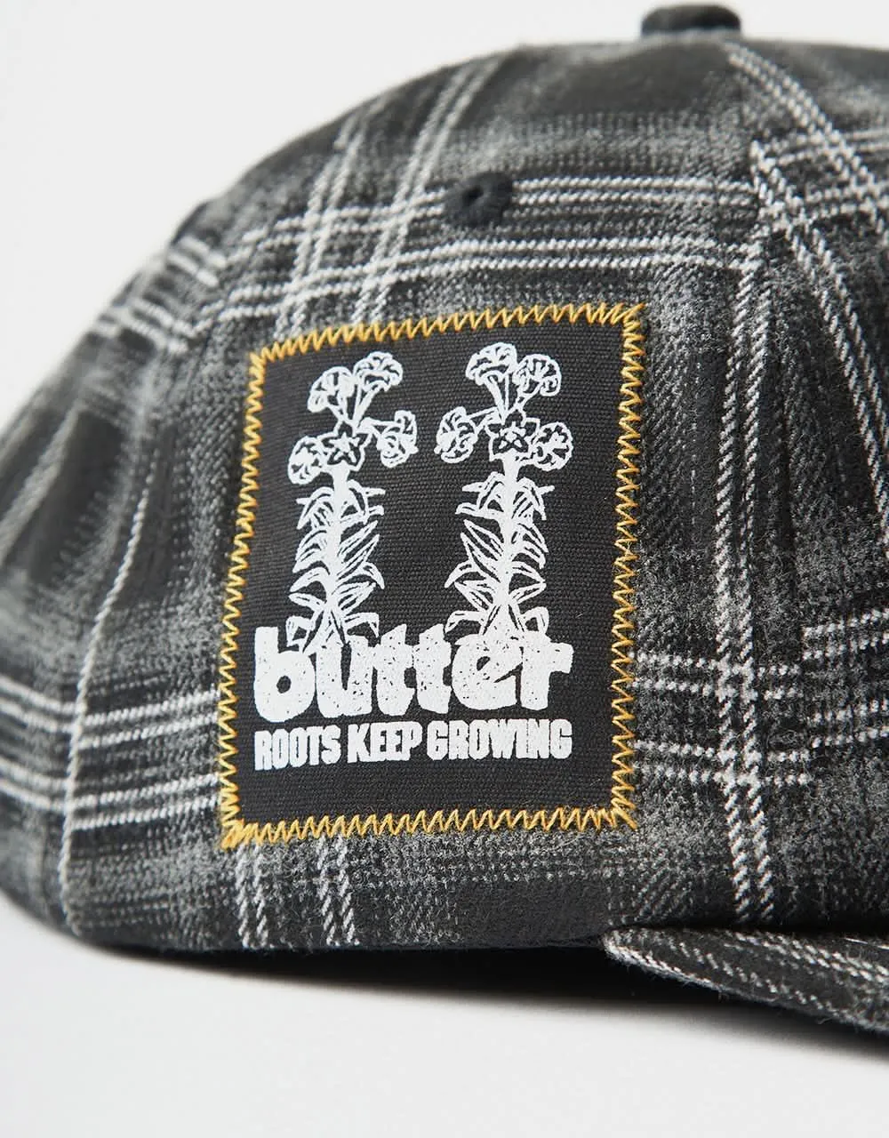 Butter Goods Melody 6 Panel Cap - Black/White