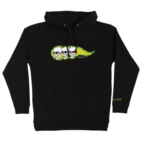 Creature Skateboards Hoody 3 Skulls Pullover Black
