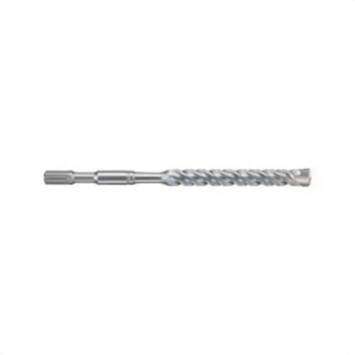 DeWALT® HIGH IMPACT CARBIDE™ DW5753 4-Cutter Hammer Drill Bit, 7/8 in Drill Bit, 3/4 in Spline Shank, 17 in D Cutting, 22 in OAL