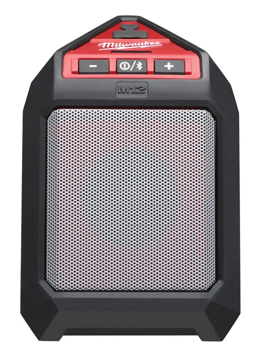 Milwaukee 2592-20 M12 12 Volt Lithium-Ion Cordless Wireless Jobsite Speaker  – Tool Only