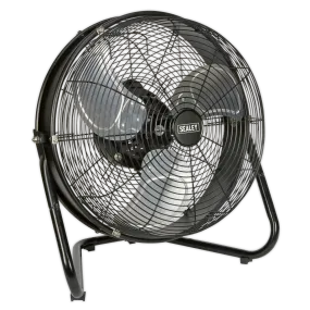 Sealey HVF18IS Industrial High Velocity Floor Fan with Internal Oscillation 18