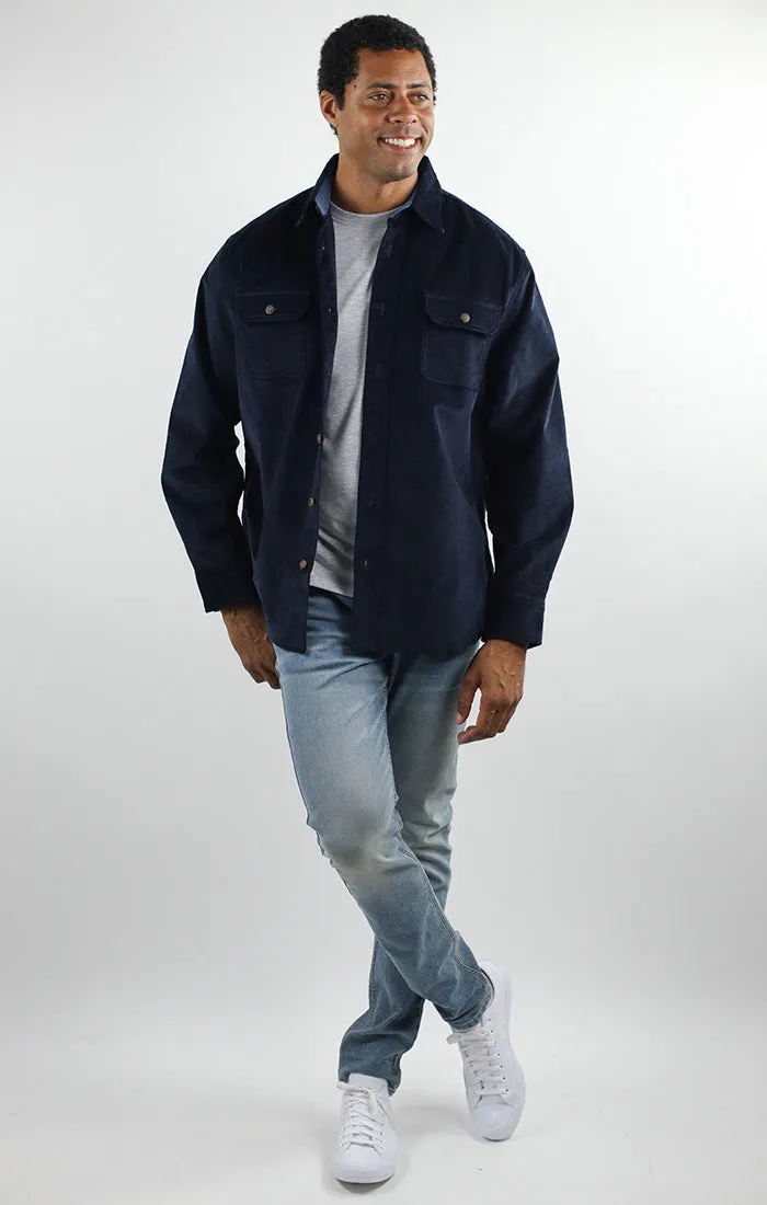 Stretch Corduroy Overshirt